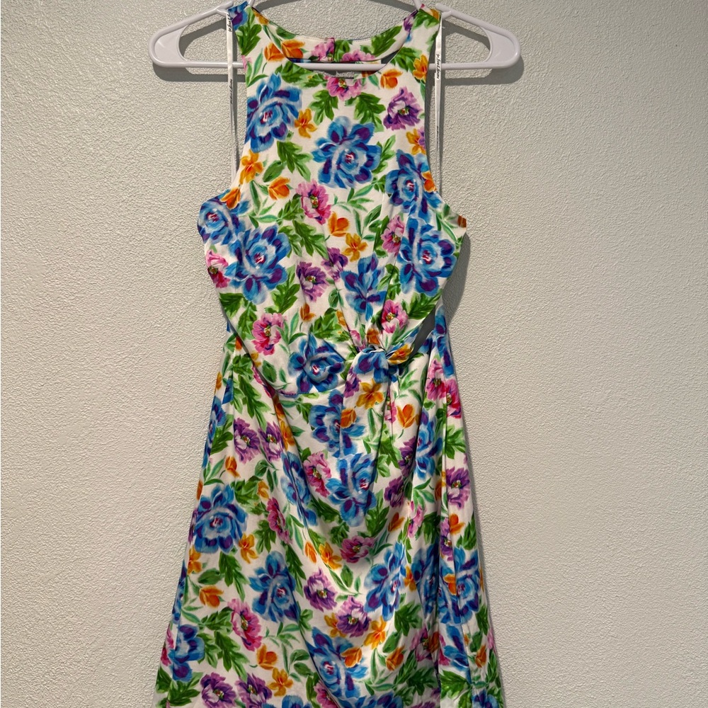 For Love And Lemons Colorful Floral Mini Dress